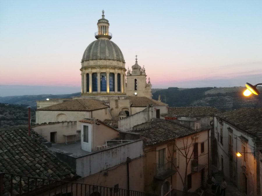 Cathedral of San Giorgio in Ragusa Ibla, start of the Iblei Loop bike tour